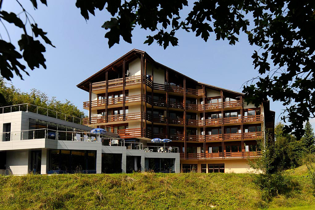 Aussenansicht des Seeblick Höhenhotel Eich